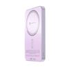 Powerbank zgodny z MagSafe Forcell F-Energy SuperSlim F5K8 QC4.0 PD3.0 15W 5000 mAh fioletowy 0INT