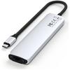 Adapter HUB 7w1 USB C Satechi Slim ST-P7SS srebrny
