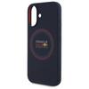 RED BULL futerał do IPHONE 16 kompatybilny z MagSafe RBHMP16S24SIILVR (Silicone red Ring) navy