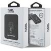 KARL LAGERFELD powerbank 5000 mAh z ładowaniem indukcyjnym kompatybilny z MagSafe 15W KLPBM5KIOTTGK czarny