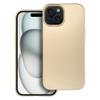 Futerał do iPhone 15 Metallic złoty