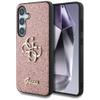 GUESS futerał do SAMSUNG S25 GUHCS25SHG4SGP (Fixed Glitter Big 4G) różowy