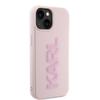 KARL LAGERFELD futerał do IPHONE 15 KLHCP15S3DMBKCP (3D Logo Glitter) różowy