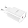Ładowarka sieciowa do telefonu Hoco USB C PD 20W N14 biała
