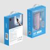 Powerbank Veger PlugOn (W0573) PD QC3.0 2,4A 12W 5000 mAh z wbudowanym złączem USB C rózowy