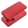 Etui z klapką na Motorola G17 POWER Cubic Book czerwone