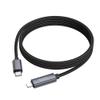 Kabel USB C do Lightning Hoco PD 27W z wyświetlaczem 1 m X112 czarny
