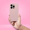 Etui na iPhone 18 Pro / 17 Pro Silicone 2mm (camera protection) pudrowy róż