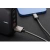 Kabel USB A do Lightning Forcell F-Energy 2,4A 12W Metal 1 m C236 srebrny