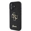 GUESS futerał do IPHONE 16 GUHCP16SHG4SGK (Fixed Glitter Big 4G) czarny