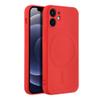 Futerał do iPhone 12 MINI Silicone Mag Cover zgodny z MagSafe czerwony