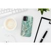 Etui na iPhone 15 PRO Forcell F-Protect Mirage zgodne z MagSafe Military Drop-Test green marble