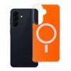 Etui na Samsung A57 Clear Fusion Mag Cover zgodne z MagSafe hermes orange