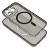 Futerał do Samsung S25 Clear Mag Cover (STR) zgodny z MagSafe czarny glitter