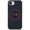 RED BULL futerał do IPHONE 16e (SE 4 2025) kompatybilny z MagSafe RBHMPSE424PUMEVR (Meshed PU Logo and Red Ring) granatowy