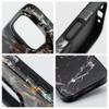 Etui na iPhone 15 PRO MAX Forcell F-Protect Mirage zgodne z MagSafe Military Drop-Test black marble