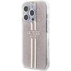 GUESS futerał do IPHONE 15 Pro GUHCP15LH4PSEGP (4G Gold  Stripe) różowy