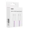 Kabel USB C do USB C PD QC3.0 3A 60W 1 m C263 fioletowy