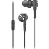 Słuchawki przewodowe douszne Jack 3,5 mm Sony MDR-XB55APB czarne