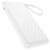 Powerbank Hoco 5000 mAh 2A z wbudowanym kablem Lightning J129 biały