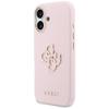 GUESS futerał do IPHONE 17 GUHCP17S5PS4RGGP (PU FW Resin Logo) różowy