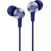 Słuchawki przewodowe douszne Jack 3,5 mm JBL C200Si niebieskie