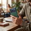 Etui z klapką na iPhone 17 PRO Split Book zielono-złote