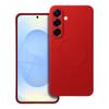 Futerał do Samsung S25 PLUS Silicone Mag Cover zgodny z MagSafe czerwony