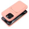 Futerał do iPhone 15 PRO MAX Card Case różowy