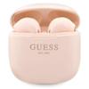 GUESS słuchawki bezprzewodowe bluetooth TWS + stacja dokująca GUTWST26PSP (Classic EST Logo) różowe