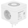 KERG Kostka zasilająca 2-gniazdowa + ładowarka USB-A+USB-C + lampka LED 16A/250V~ Smart biała
