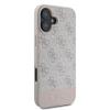 GUESS futerał do IPHONE 16 Plus GUHCP16MG4GLPI (4G PU Bottom Stripe) różowy