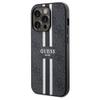 GUESS futerał do IPHONE 15 Pro kompatybilny z MagSafe GUHMP15LP4RPSK (4G Printed Stripes) czarny