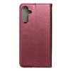 Etui z klapką na Samsung A15 5G Smart Magneto burgundowe