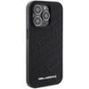 KARL LAGERFELD futerał do IPHONE 15 Pro Max KLHCP15XPQKPMK (Quilted Pattern) czarny