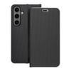 Etui z klapką na Samsung S24 Luna Book Carbon czarne