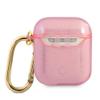 GUESS futerał do APPLE AirPods 1/2 GUA2UCG4GP (Glitter Collection) różowy