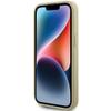 GUESS futerał do IPHONE 15 Plus GUHCP15MHG4SGD (Fixed Glitter Big 4G) złoty