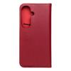 Etui z klapką na Samsung S26 Smart Pro Book skórzane bordowe