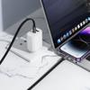 Kabel USB C do USB C Hoco 3A 60W płaski 1 m X125 biały