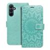 Etui z klapką na Samsung A15 4G / A15 5G Mezzo Book mandala zielone