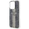 GUESS futerał do IPHONE 15 Pro Max GUHCP15XH4PSEGK (4G Gold  Stripe) czarny