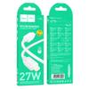 Kabel USB C do Lightning Hoco PD 27W 1 m X113 biały