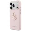 GUESS futerał do IPHONE 17 Pro GUHCP17L5PS4RGGP (PU FW Resin Logo) różowy