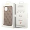 GUESS futerał do IPHONE 14 Plus GUHCP14MG4GFBR (4G Gold Logo) brązowy