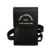KARL LAGERFELD torebka uniwersalna na telefon KLWBSARSGK (Embossed RSG) czarny