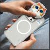 NIMMY futerał GLASSES COOL CAT kompatybilny z MagSafe do IPHONE 16 Pro szary