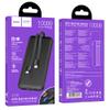 Powerbank Hoco 10000 mAh 2A z wbudowanymi kablami USB C + Lightning J118 czarny