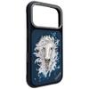 NIMMY futerał HORSE kompatybilny z MagSafe do IPHONE 18 Pro/17 Pro granatowy