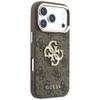 GUESS futerał do IPHONE 18 Pro Max/17 Pro Max (Big Strass Logo 4G) brązowy